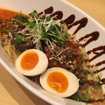 饗 くろ喜 - 秋茄子とローストトマトの汁なし担々麺（饗 くろ㐂） 2017.10