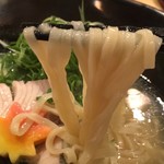 饗 くろ喜 - 鰤塩そば 麺リフト（饗 くろ㐂）※季節の限定 2017.10