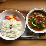 スプーンソング - 【2017年9月28日(木)】:チキンと香菜のベルベレ・ココナッツ・マンガルール・コリ・ガシ風