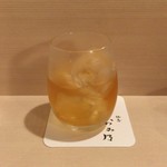 焼鳥 おみ乃 - 梅酒（ロック）