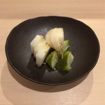 焼鳥 おみ乃 - お新香