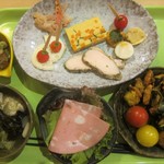 Kawakami Sanso - 夕食バイキングの一例