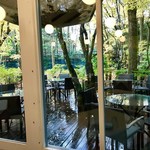 Majikamento Bibacco - 駐車場に近いテラス席