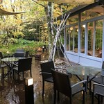 Majikamento Bibacco - 出入口横のテラス席