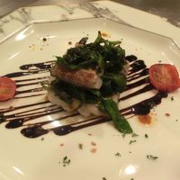 ステーキ＆ワイン オクソン - 太刀魚のムニエル焦がしバターソース　2017.10.07