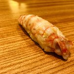 小柳寿司 - 活車海老　半ボイル