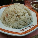早稲田軒 - チャーハンを手前から  