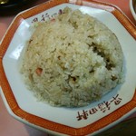 早稲田軒 - チャーハンを真上から  ￥５５０