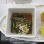 日光　千姫物語 - 前菜（山葵菜醤油漬）