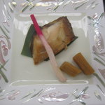 日光　千姫物語 - 焼物（黒ムツ柚庵焼、切干大根）