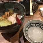 鳥やき串英 - 鶏そば　580円