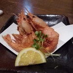酒肴幾の - 甘エビのから揚げ