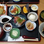 天ぷら 串割烹 なかなか 室屋 - なかなか定食