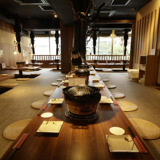 仲間でワイワイできる掘りごたつ