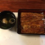 鰻はし本 - 泰正オーガニックのトビ鰻重・肝吸