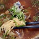 ととやむらた - しじみらーめんの麺リフト(^O^)/