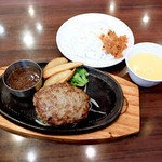 ビッグボーイ イオンモール綾川店 - 手ごねハンバーグ+スープ・カレー付