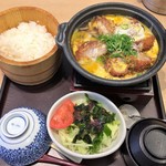 おひつごはん四六時中 - ひれかつとじ定食　￥1,166