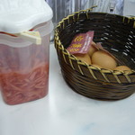 一九ラーメン - 卓上の様子