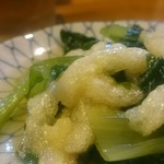 Izakaya Uehan - 『小松菜と松山あげの煮びたし』