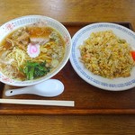 増田屋 - チャーハンとラーメンセット