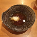 はせ川 - とんかつ用のおろしポン酢