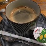 喜久地 - 食後にはマスターがコーヒーを入れてくれます