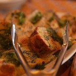 ツキアカリ - ほうれん草とベーコンのスペイン風オムレツ