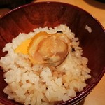 魚 串右衛門 - 大アサリの釜めし