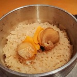 魚 串右衛門 - 大アサリの釜めし