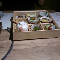 きじま 新横浜店 - 娘がオーダーしたランチ。これに小鍋(鱧)、松茸ご飯、デザート