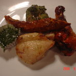 タンドリーチキン・シシカバブ・スパイシーチキンカバブのセット