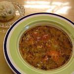 ペルシアン カフェ シュル - スープジョーとオリビエサラダ 