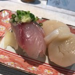 本日の握り（アジ・サバ）