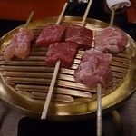 うかい鳥山 - 牛串鶏串