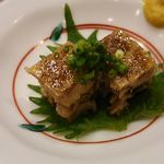 鮨処 多田 - 魚のスジ 煮凝り風 2017年10月