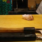 鮨処 多田 - 椀 クエ、舞茸マイタケ 2017年10月