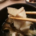 鮨処 多田 - 椀 クエ、舞茸マイタケ 2017年10月