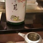 鮨処 多田 - 日本酒 秋の川亀 (純米吟醸・愛媛県) 2017年10月