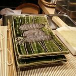 鮨処 多田 - にぎり 活シャコ海老 2017年10月