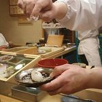 鮨処 多田 - にぎり 剣先イカ 2017年10月