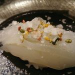 鮨処 多田 - にぎり 剣先イカ 2017年10月