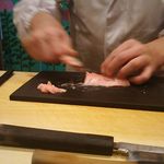 鮨処 多田 - 店・店内の一例 2017年10月