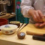 鮨処 多田 - 店・店内の一例 2017年10月