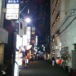 鮨処 多田 - 店・店前の一例 2017年10月