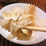 竹屋町 三多 - 信州産 松茸ご飯 １膳め
