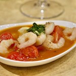 波へい - トマトと小えび 〜バジルソース〜