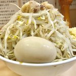 自家製ラーメン大者 - 逆から見ても恐ろしい量です(笑)【料理】