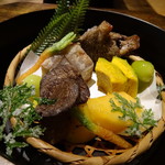 御料理 光安 - 上から見ると・・