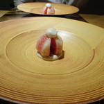 御料理 光安 - ◆無花果の白和え。